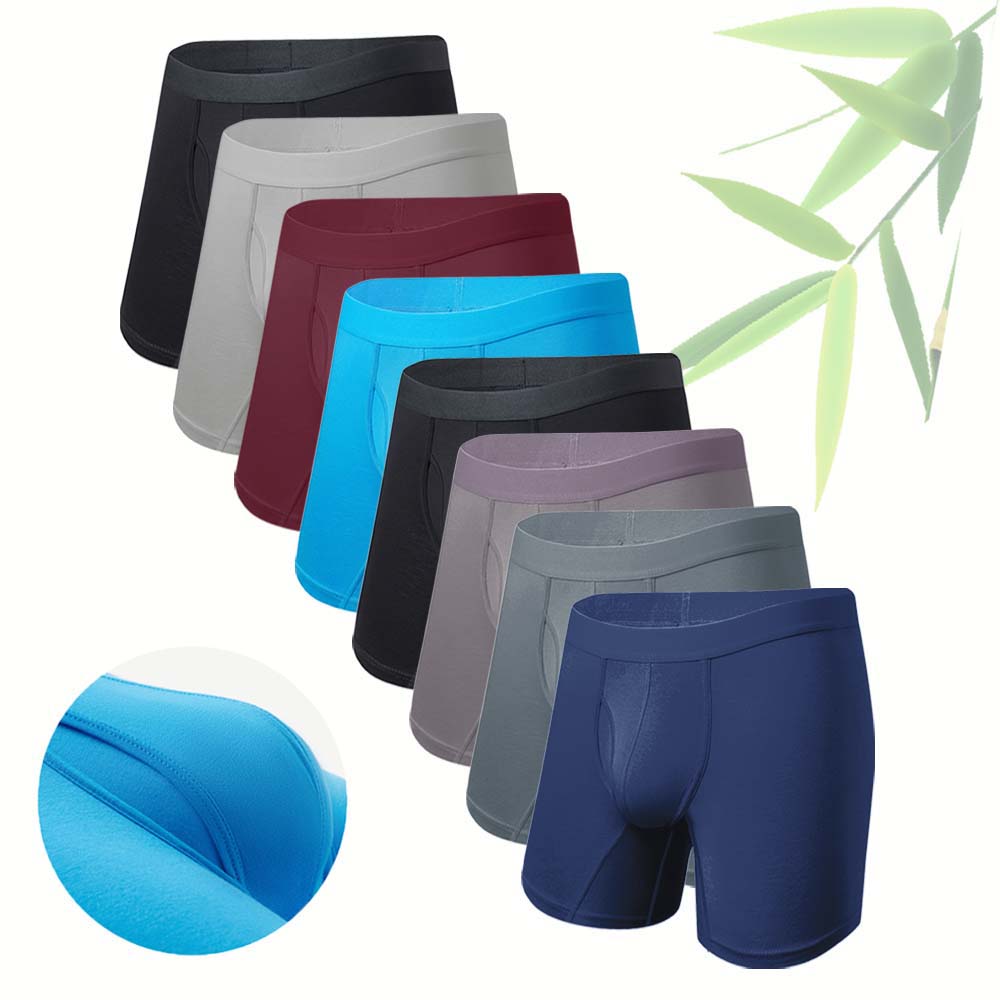Didgeridoo Bamboo - 8Pcs Celana Boxer Pria Serat Bambu,