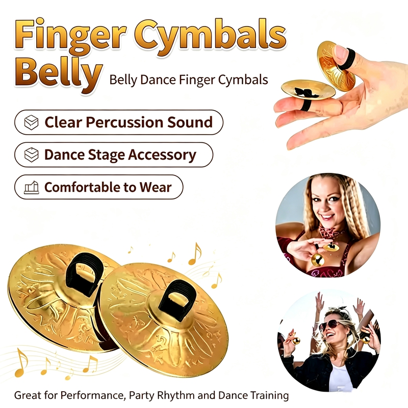 Musical Instrument Zills - Penjualan Panas 2pcs Zills Jari Mini