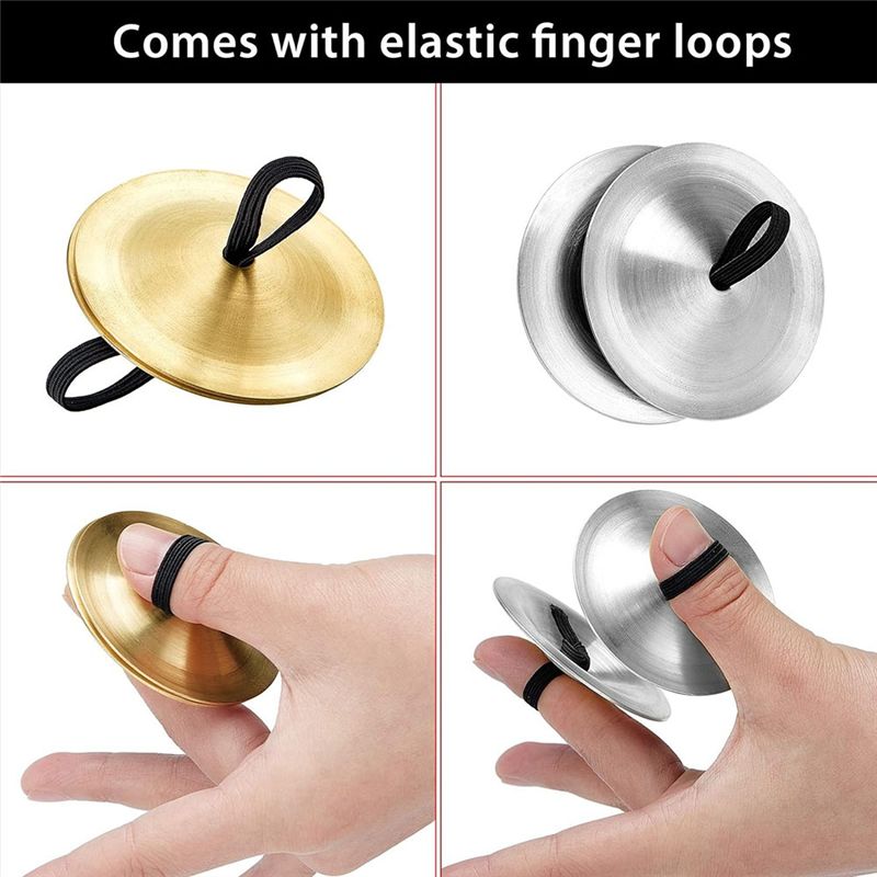 Musical Instrument Zills - AEF6-Finger Cymbals Belly Dancing Finger Dancing