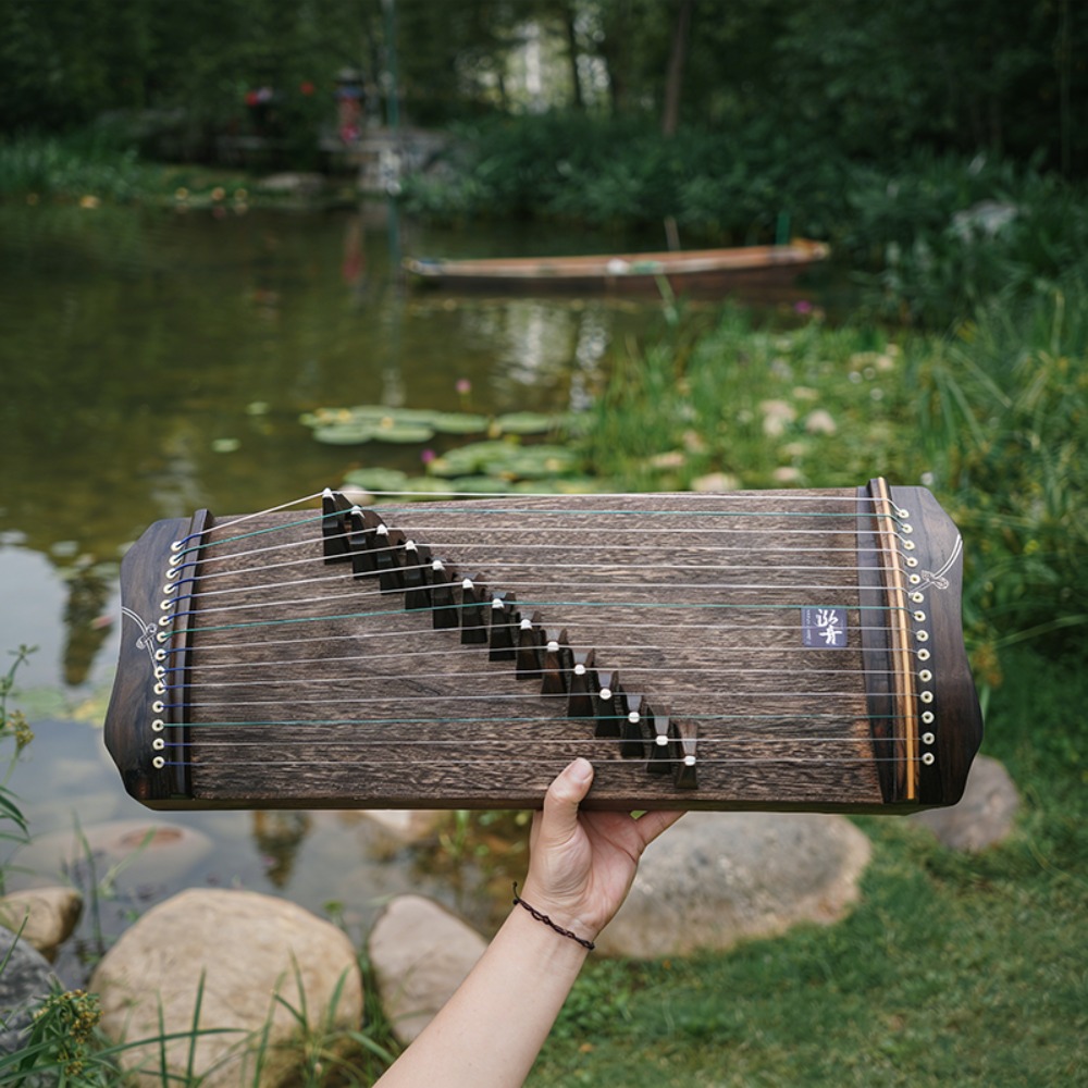 Musical Instrument Guzheng - Guzheng Kayu Profesional 60cm Mini Portabel