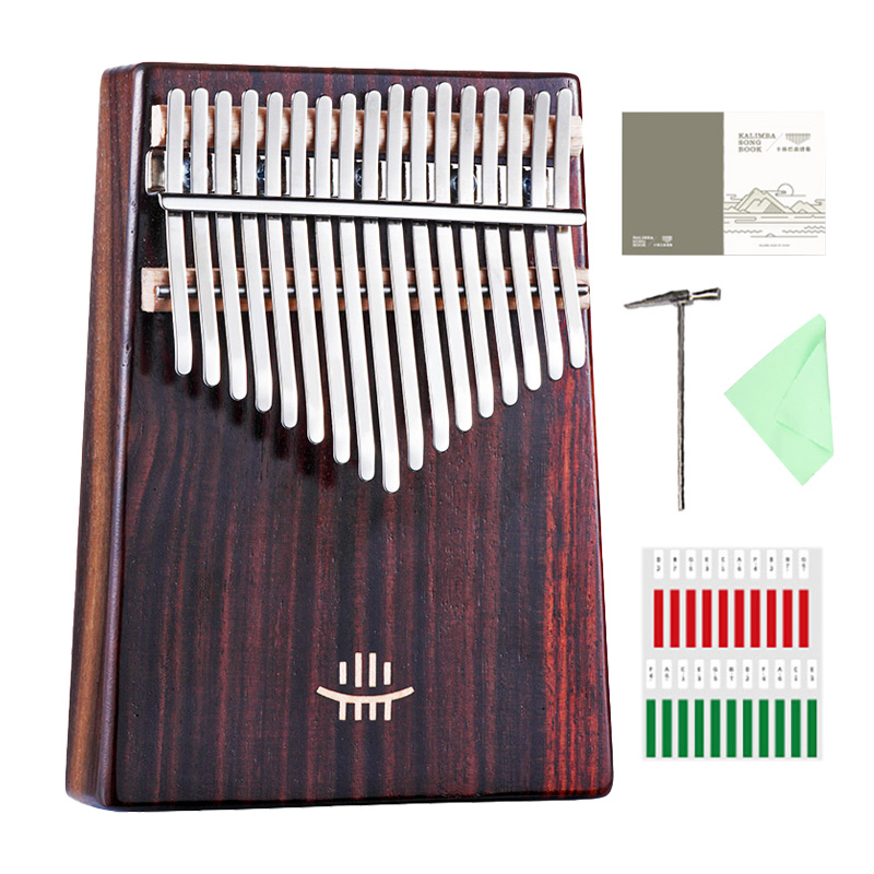 Hluru Kalimba 17 kunci dengan  - Musical Instrument Names ulasan dan harga