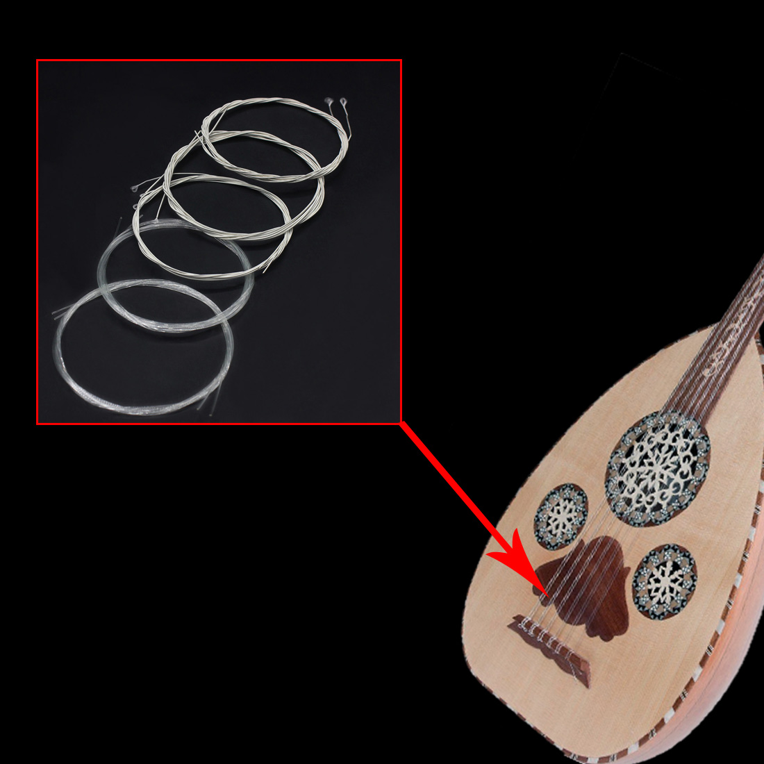 IRIN Oud senar Turki Arab Oud  - Musical Instrument Names ulasan dan harga