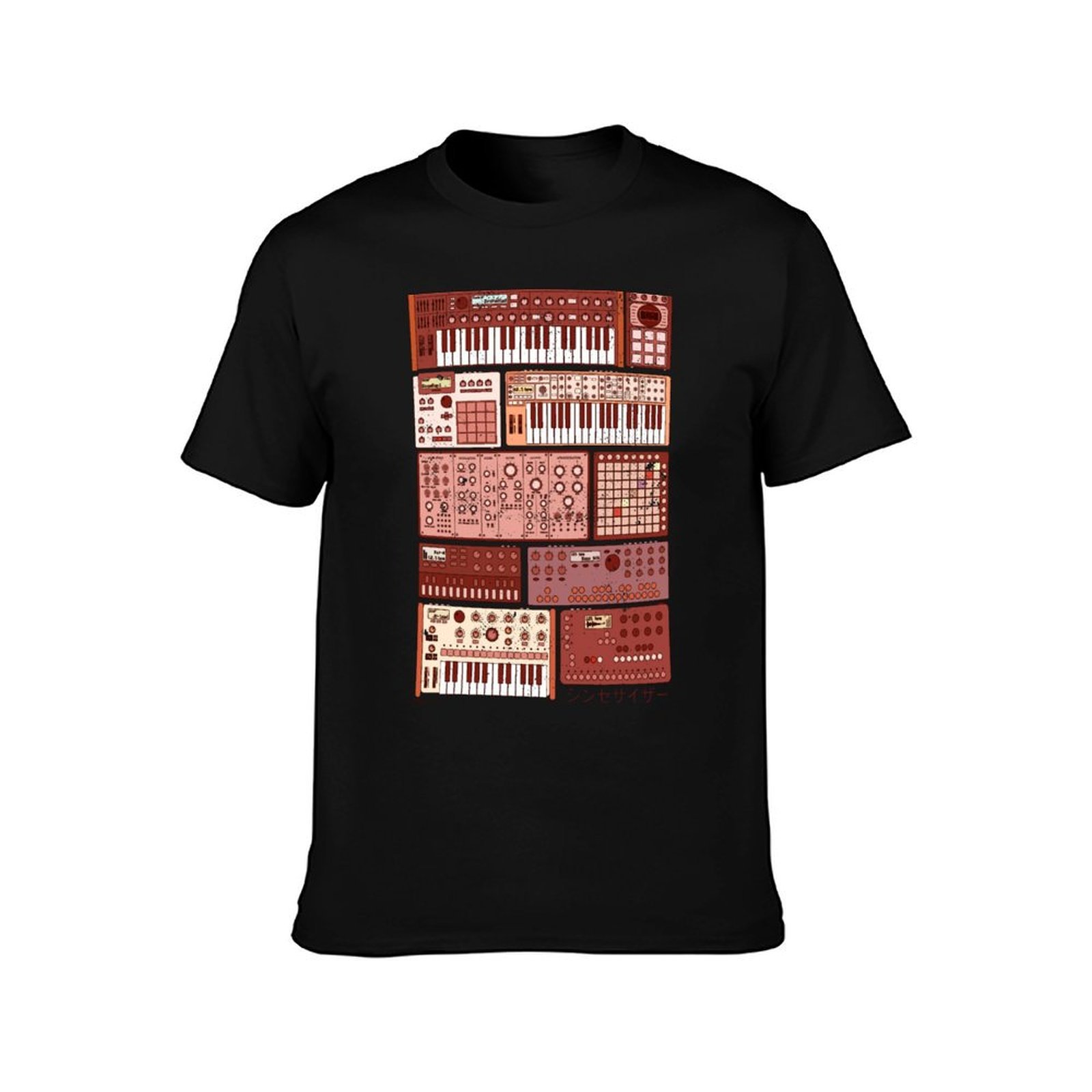 Kaos Kasual Tahan Noda dengan  - Musical Instrument Synthesizer ulasan dan harga