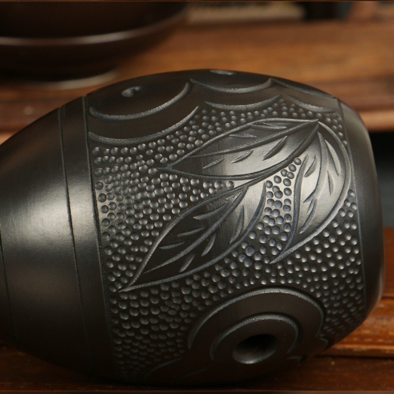 Ocarina 8 Lubang Hitam Portabe - Musical Instrument Drawing ulasan dan harga