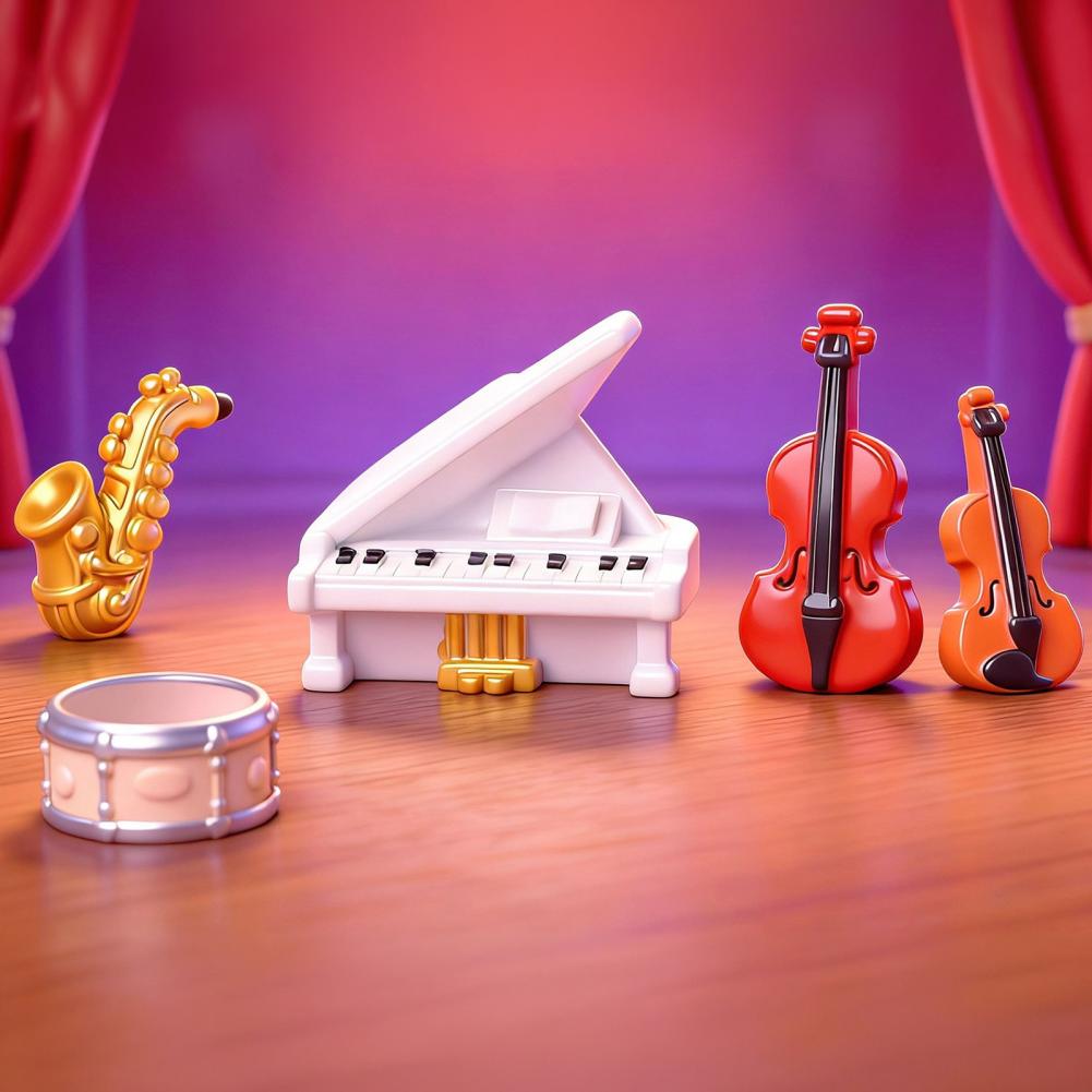 Piano Biola Saksofon Miniatur  - Musical Instrument Names ulasan dan harga