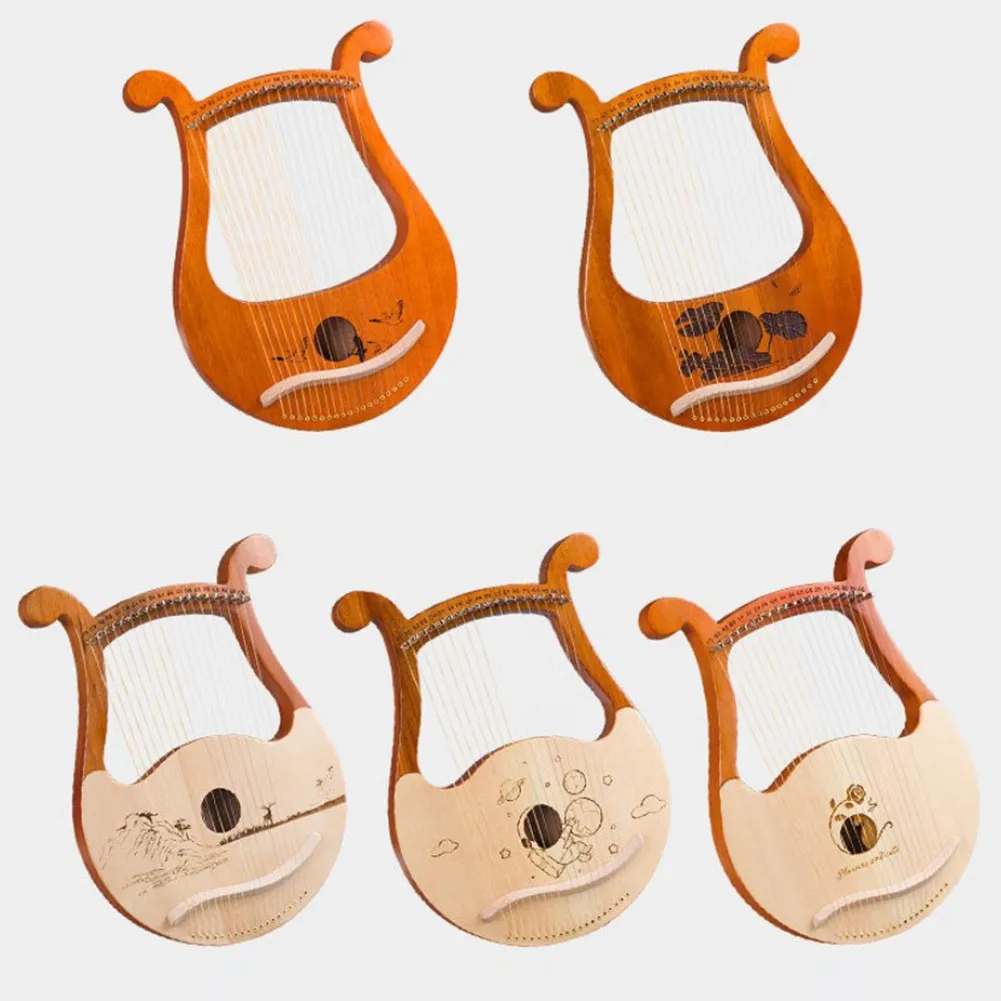 Harpa Lyre 19 Senar Berkualita - Musical Instrument Names ulasan dan harga