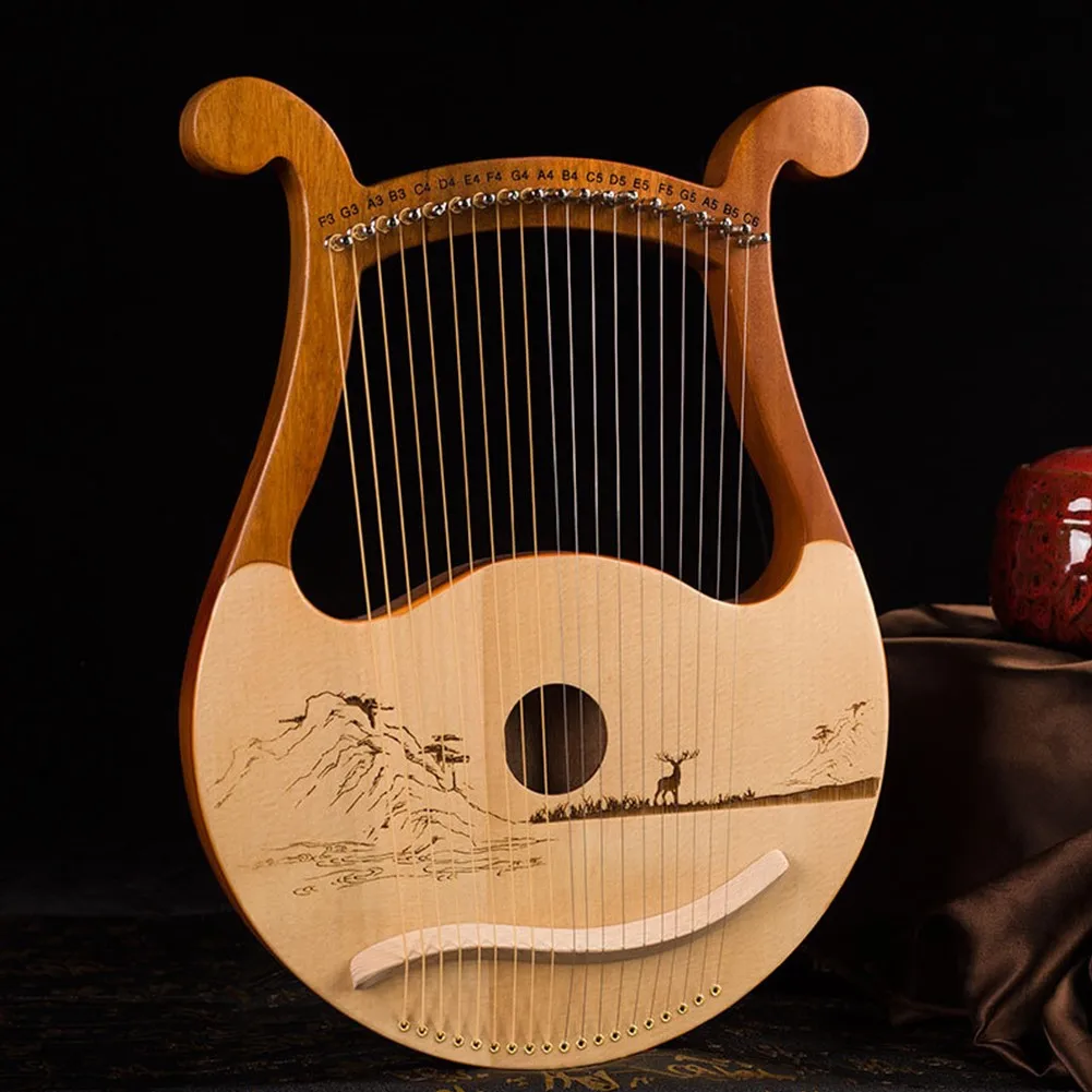 Harpa Lyre 19 Senar Berkualita - Musical Instrument Names ulasan dan harga